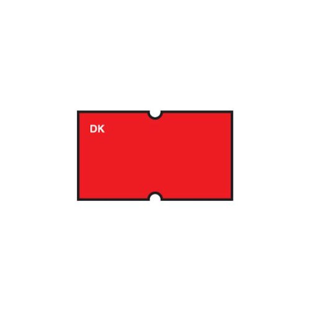 Daymark Date Coder Red Blank Permanent Label, 8 Count -- 30 Per Case