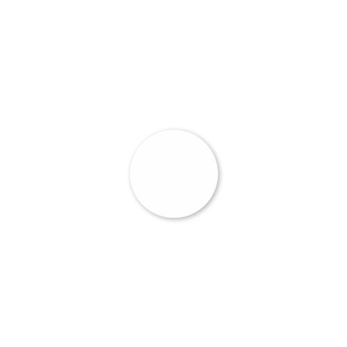 Daymark Movemark Solid White Blank Label, 0.75 Inch, 12 Rolls Count -- 5 Per Case