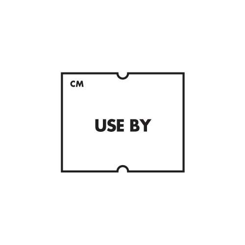Daymark Coolmark Dm4 2-line White Use By Freezer Date Coder Label -- 8 Per Case