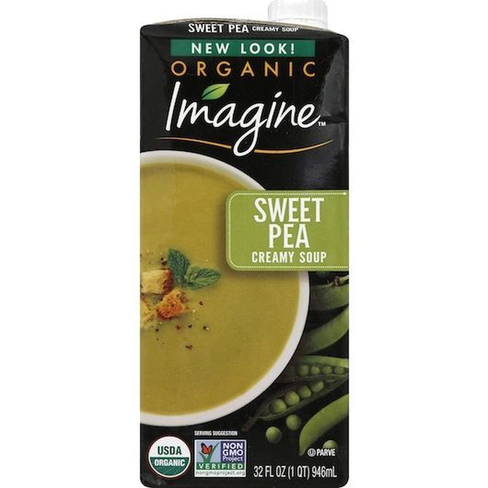 Imagine Organic Sweet Pea Creamy Soup, 32 Fluid Ounce -- 6 Per Case