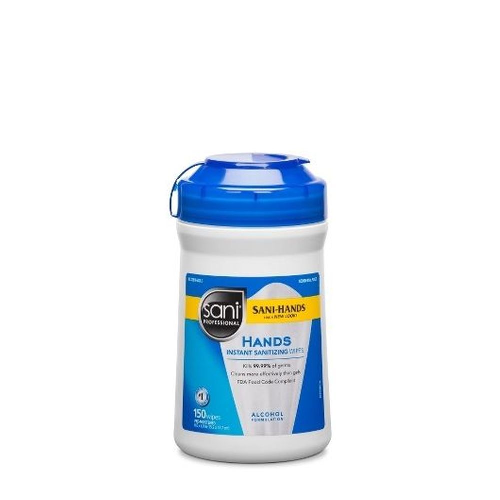 Sani Professional/nice Pak Hand Sanitizer Wipes, 150 Count -- 12 Per Case