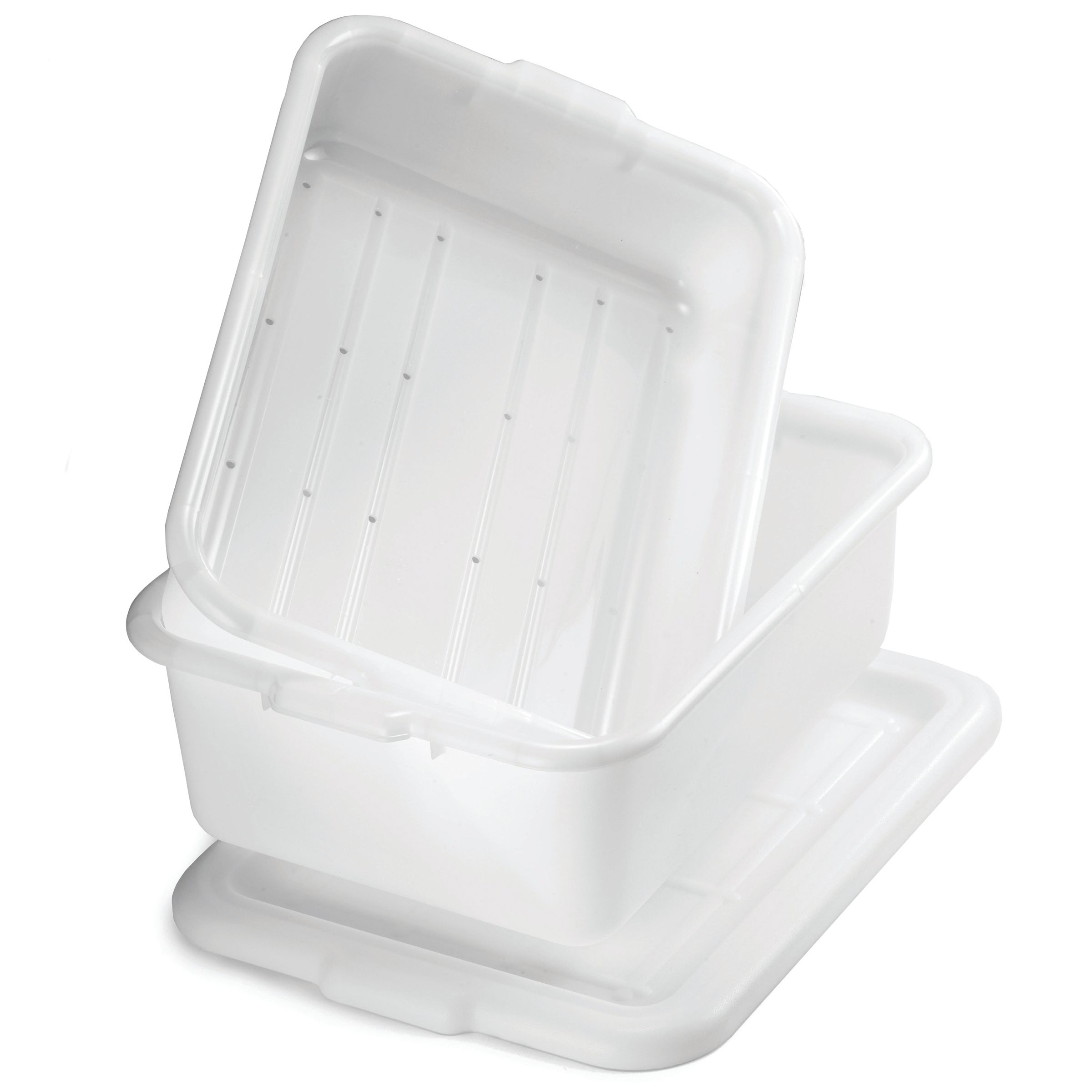 Tablecraft Milky White High Density Polyethylene Freezer Storage Box, 21.5 X 15.5 X 7.125 Inch -- 12 Per Case