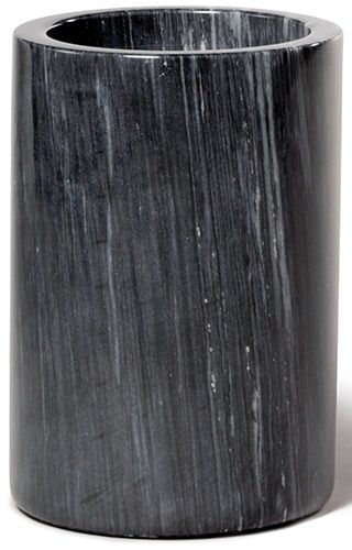 Tablecraft Black Marble Wine Cooler, 5 X 5 X 7 Inch -- 6 Per Case