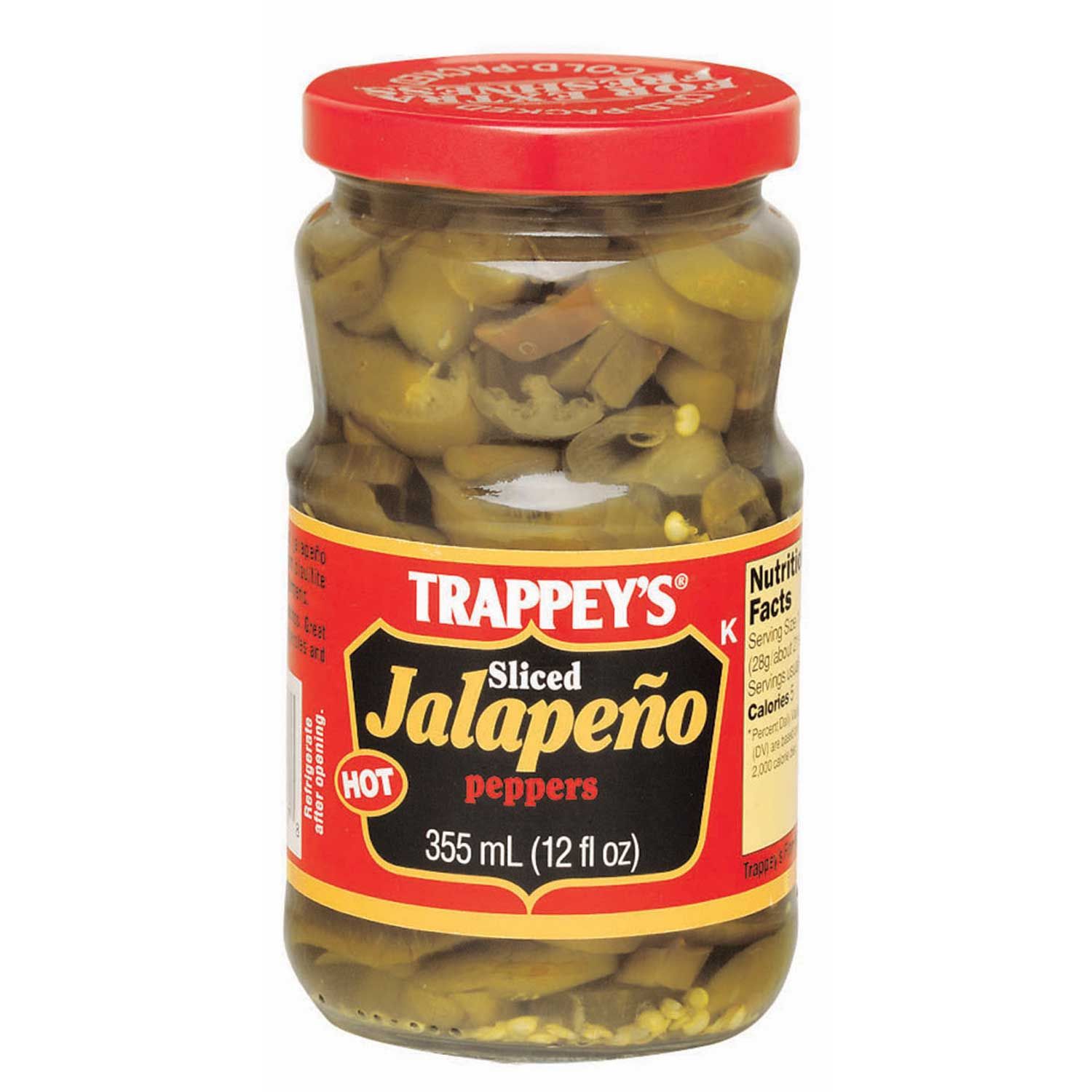 Trappey's Sliced Jalapeno Peppers, 12 Ounce -- 12 Per Case