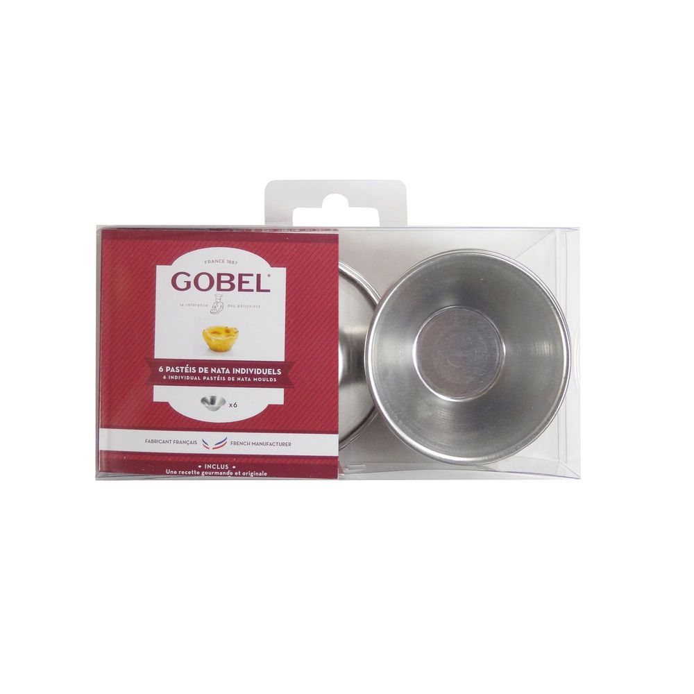 Gobel Tinplate Steel Pasteis De Nata Mold Set