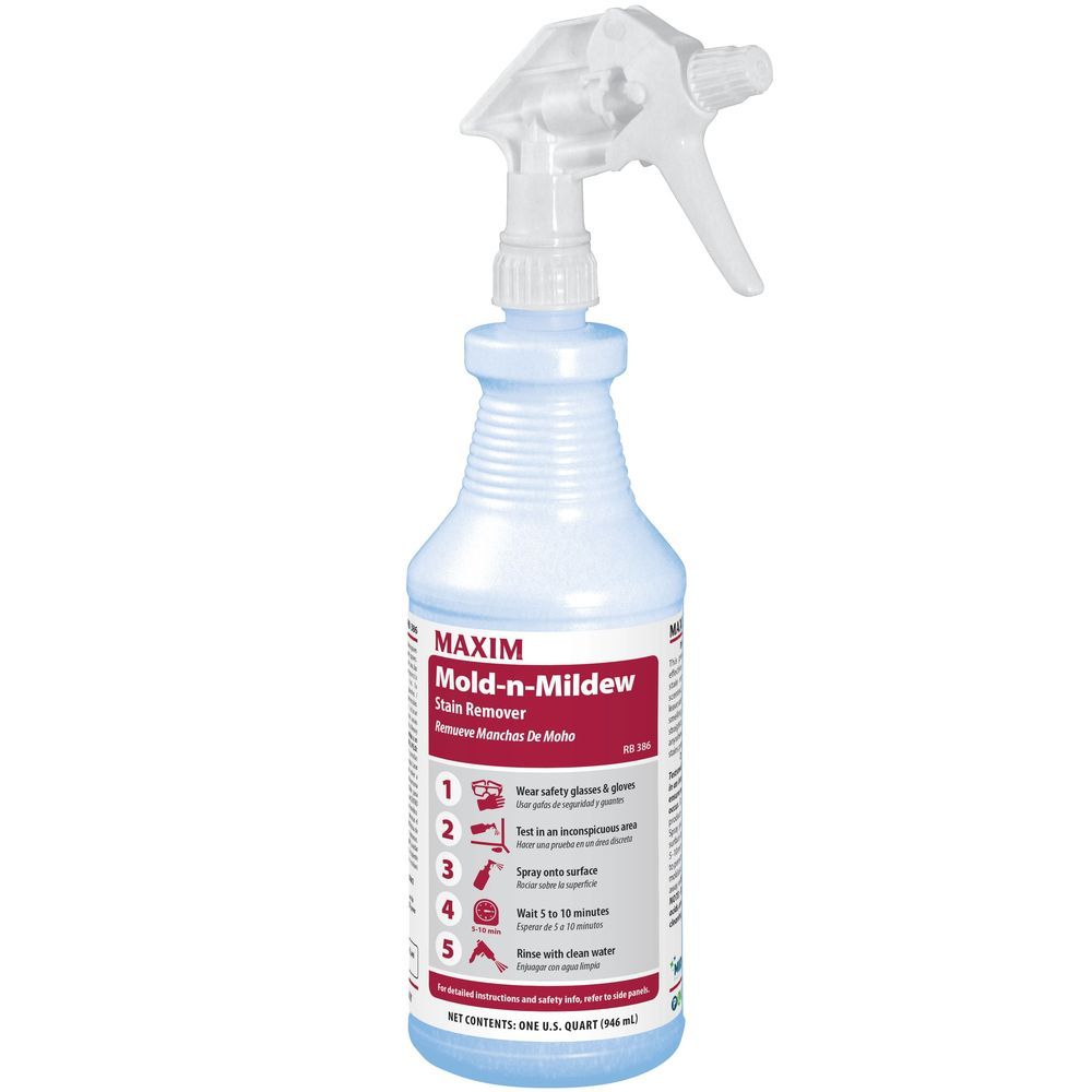 Maxim Rb386 Mold N Mildew Stain Remover, 1 Quart -- 12 Per Case