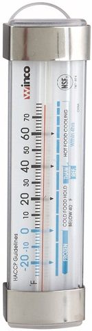 Winco Refrigerator/freezer Thermometer With Suction Cup -- 12 Per Case
