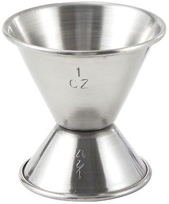 Winco Stainless Steel Double Jigger, 0.5 X 1 Ounce -- 12 Per Case