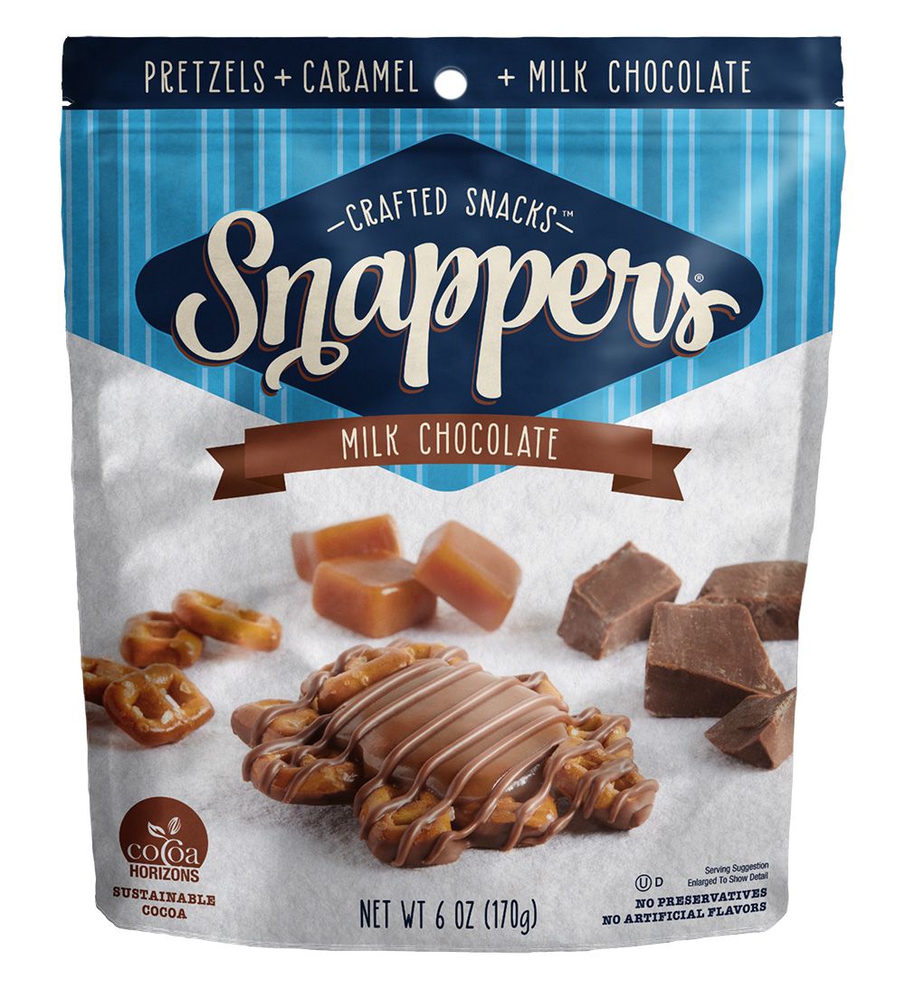 Snappers Pretzel Milk Chocolate, 6 Ounce -- 6 Per Case
