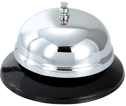 Winco Challenger Bell, 3.5 Inch Diameter -- 12 Per Case