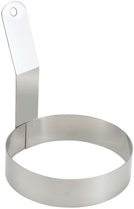 Winco Stainless Steel Round Egg Ring, 4 Inch Dia. -- 12 Per Case
