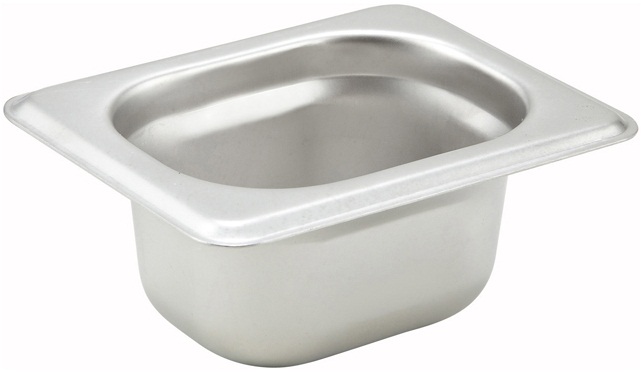 Winco 22 Gauge Stainless Steel Eighteenth Size Straight Sided Steam Pan, 2 Inch Depth -- 24 Per Case