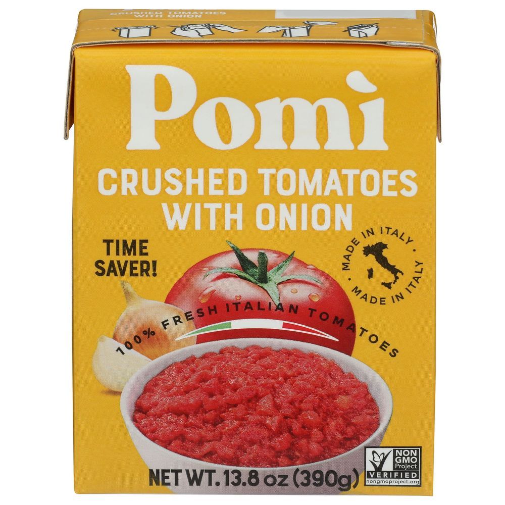 Pomi Crushed Tomatoes With Onion, 13.8 Ounce -- 12 Per Case