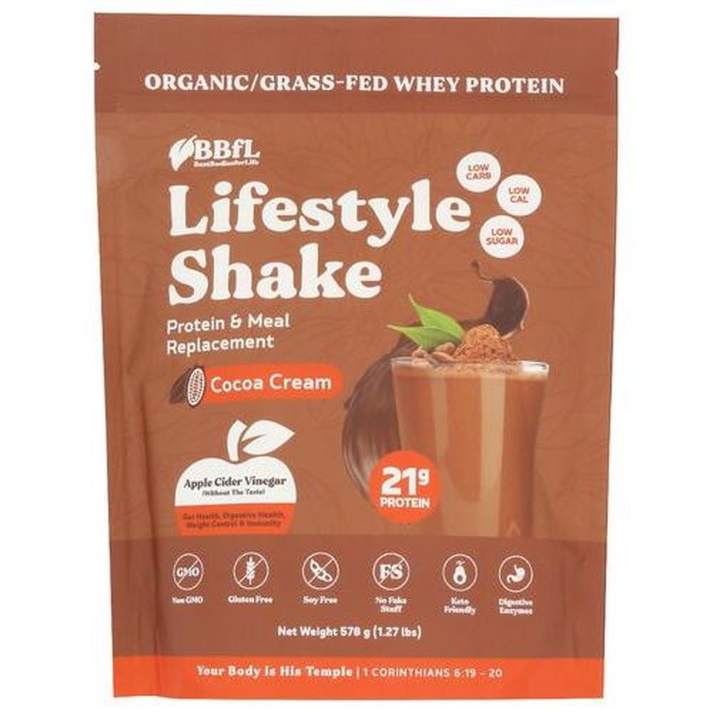 Bbfl Cocoa Cream Lifestyle Shakes Protein Powder, 1.27 Pound -- 6 Per Case