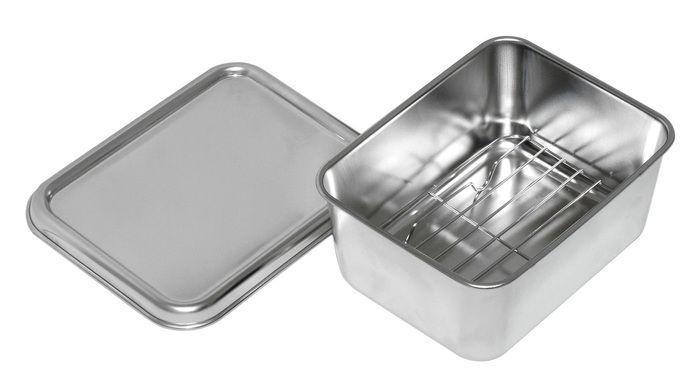 Louis Tellier Stainless Steel Japanese Box Kit, 4.13 X 2.68 X 2.28 Inch