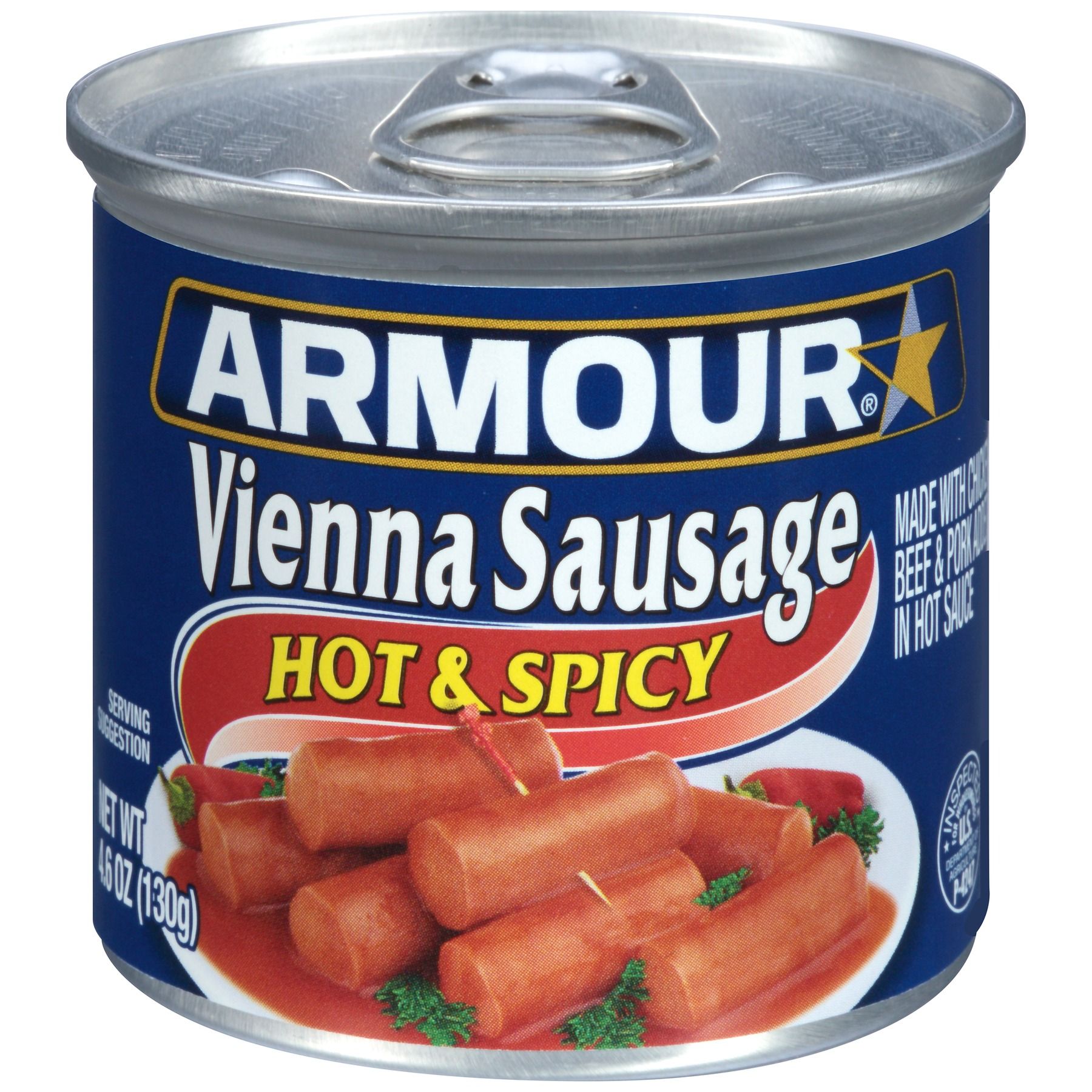Armour Hot And Spicy Vienna Sausage, 4.6 Ounce -- 24 Per Case