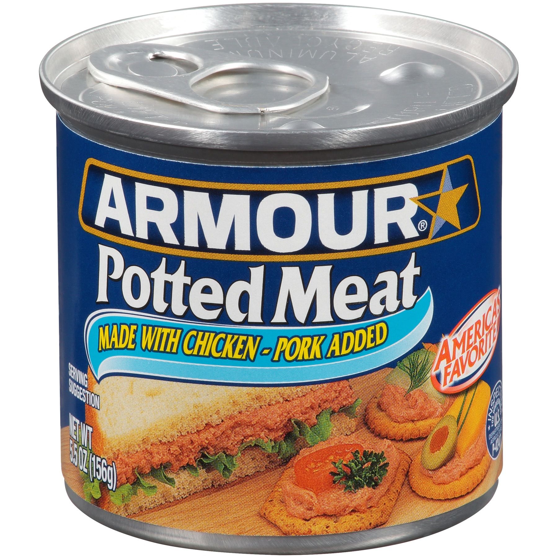 Armour Star Potted Meat, Chicken And Pork, 5.5 Ounce -- 24 Per Case