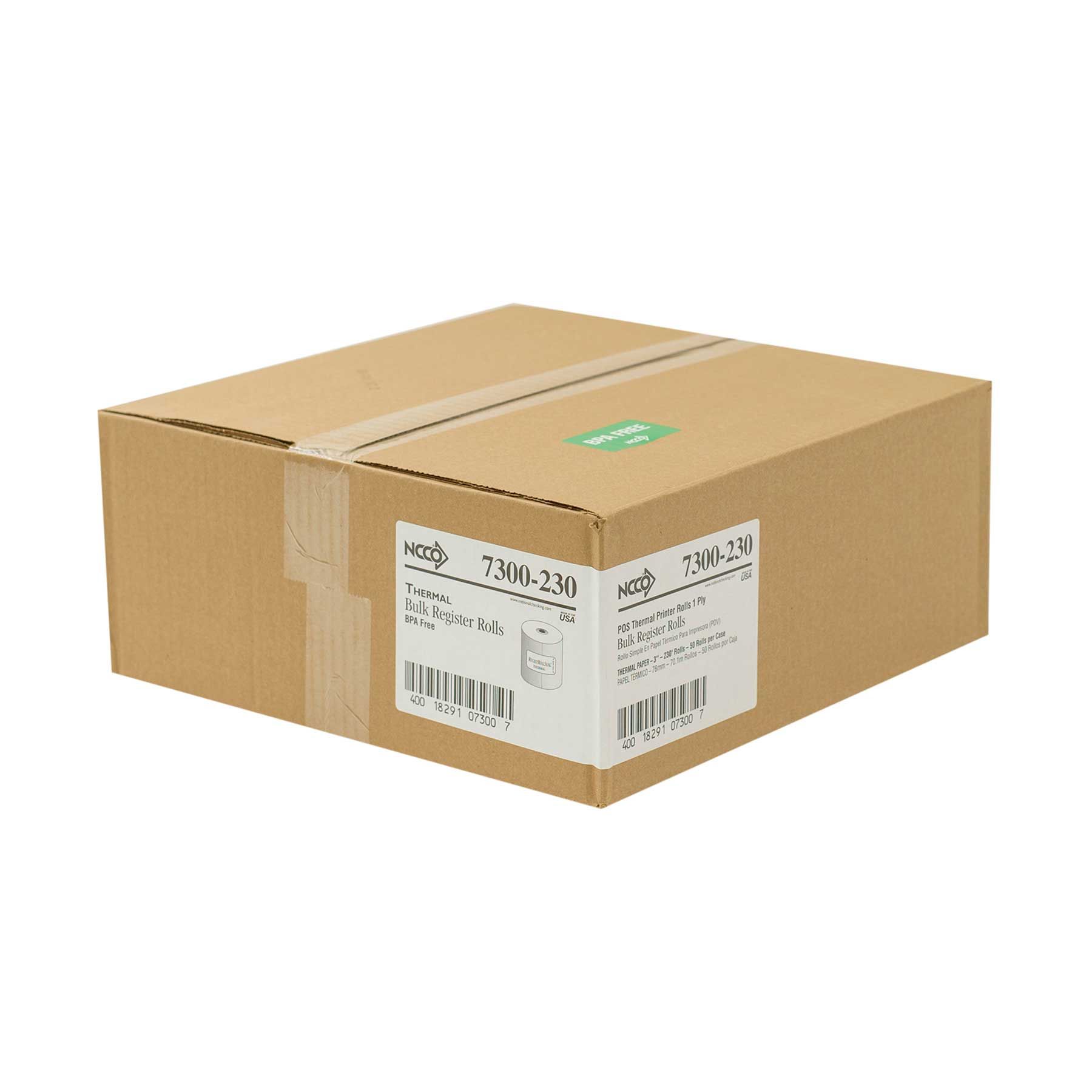 Ncco Tillrolls 1-ply Register Roll, 3 Inch -- 50 Per Case