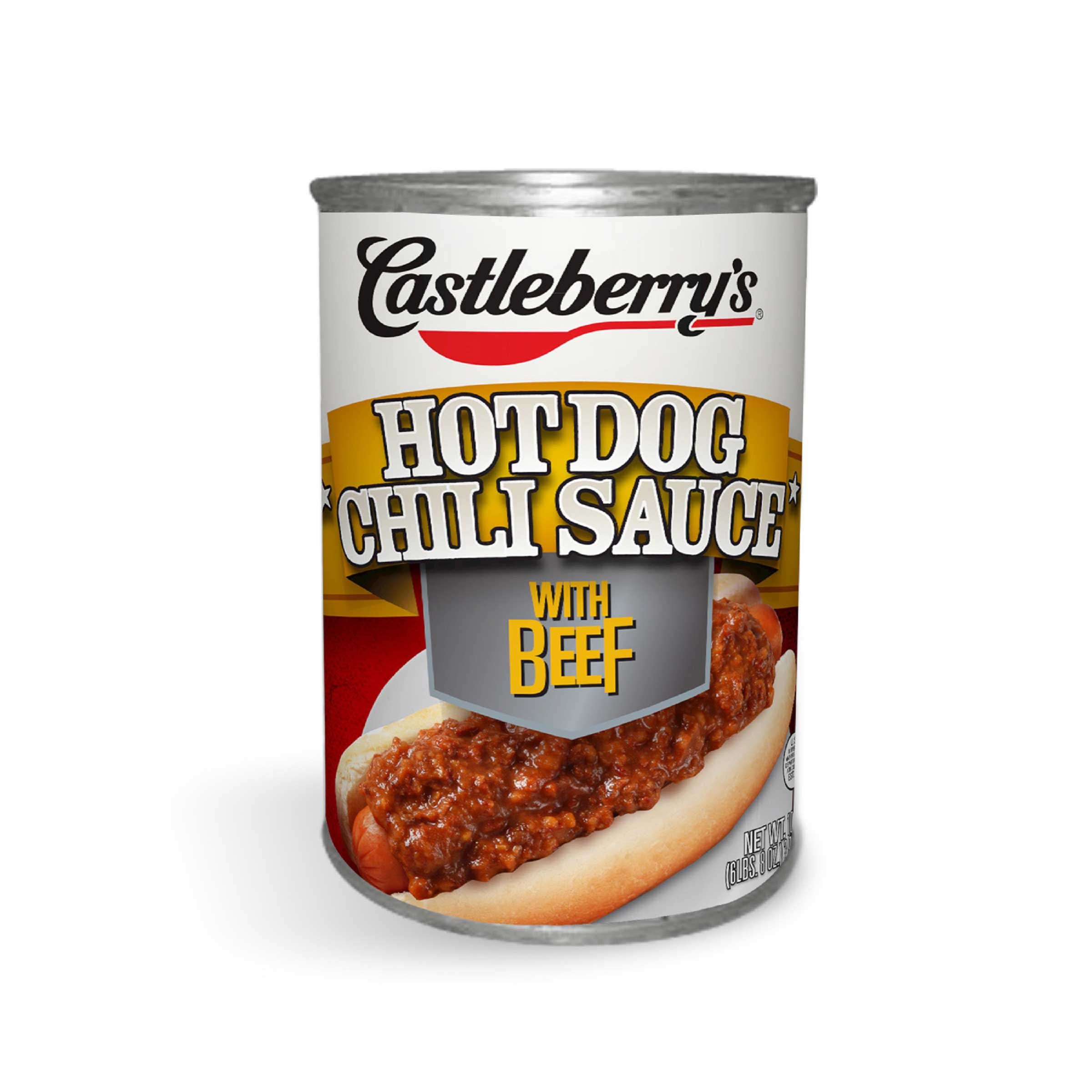 Castleberry's Hot Dog Chili Sauce, No. 10 Can -- 6 Per Case