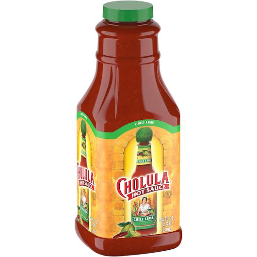 Cholula Chili Lime Hot Sauce, 64 Fluid Ounce -- 4 Per Case