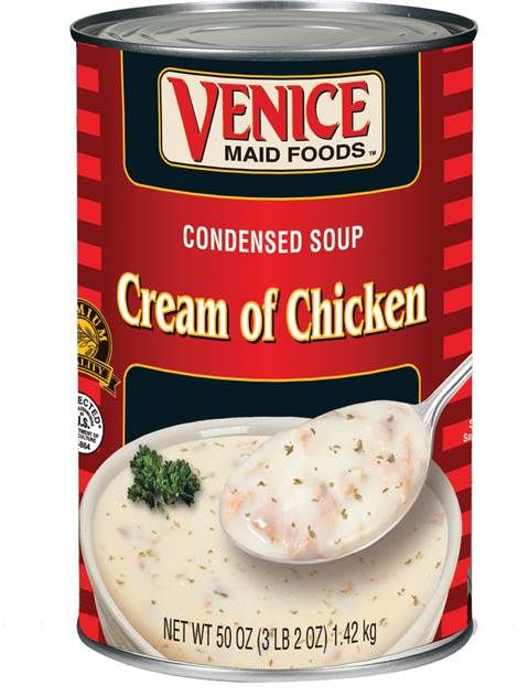Venice Maid Old Fashion Cream Of Chicken Soup, No. 5 Can -- 12 Per Case
