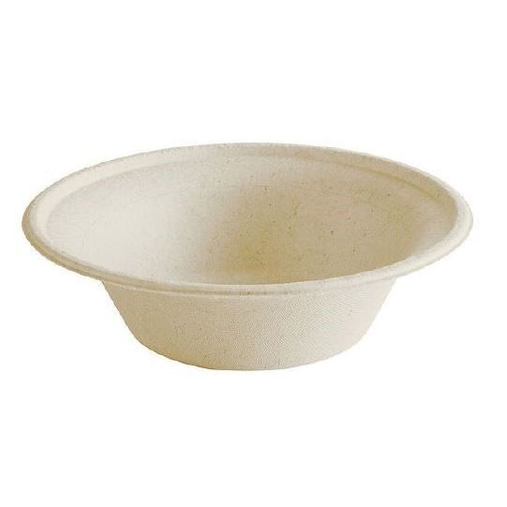 Premier Essential Kraft Paper Round Molded Fiber Plate, 7 Inch -- 1000 Per Case