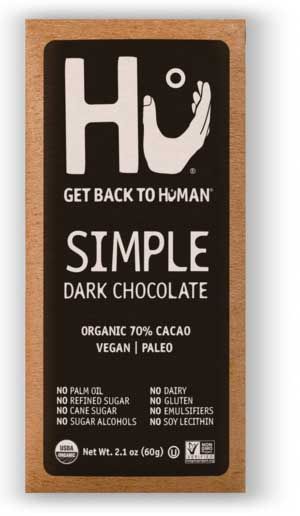 Hu Dark Chocolate Simple Bar, 2.1 Ounce -- 24 Per Case