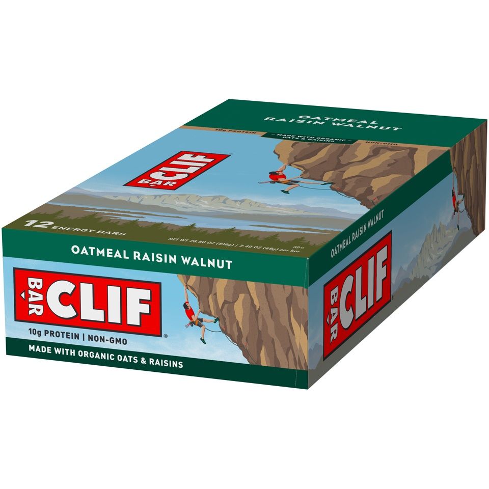 Clif Oatmeal Walnut Raisin Snack Bar, 2.4 Ounce -- 192 Per Case