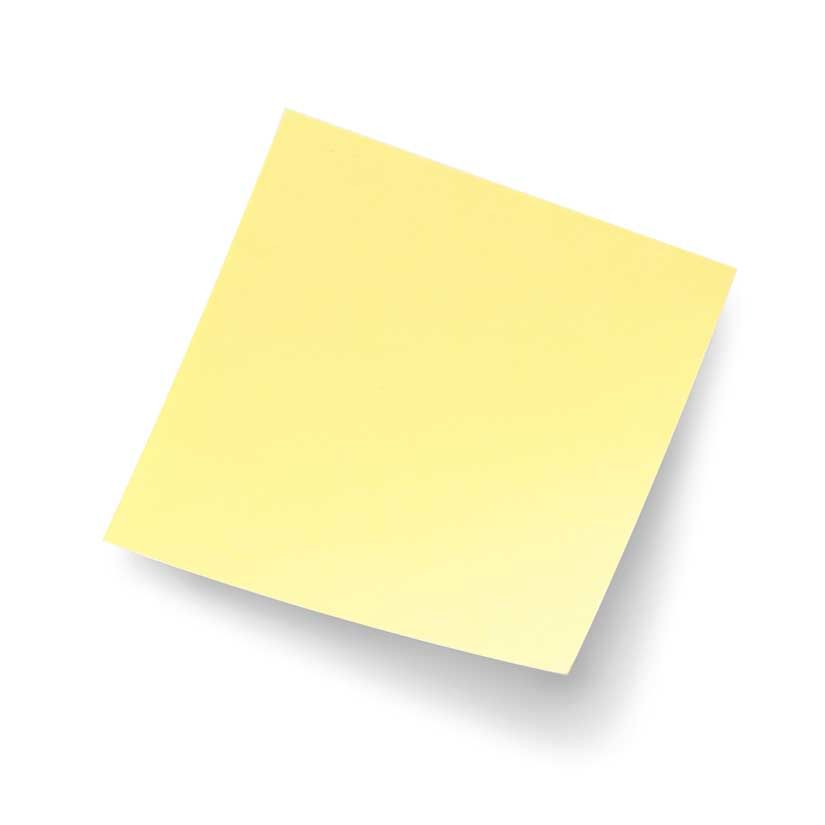 Post-it 3 X 3 Inch Canary Yellow Notes, 200 Sheets Count -- 48 Per Case