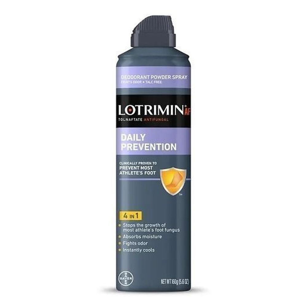 Lotrimin Daily Prevention Deodorant Powder Spray, 6.32 Fluid Ounce -- 36 Per Case