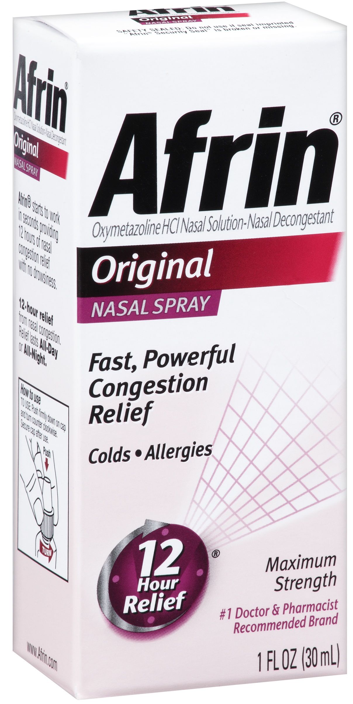 Afrin 12 Hour Original Nasal Spray, 30 Ml -- 36 Per Case