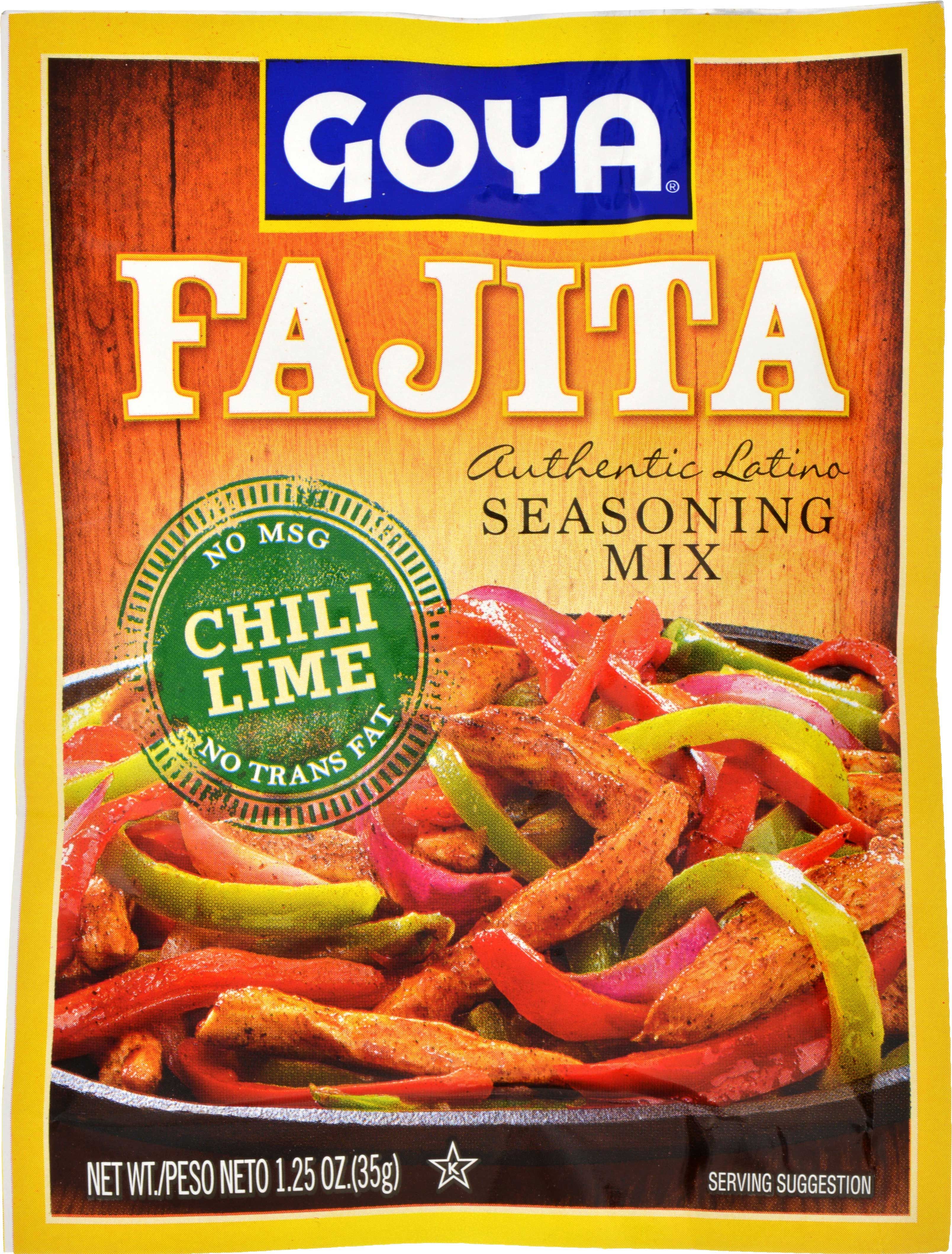 Goya Fajita Seasoning Mix, 1.25 Ounce -- 24 Per Case