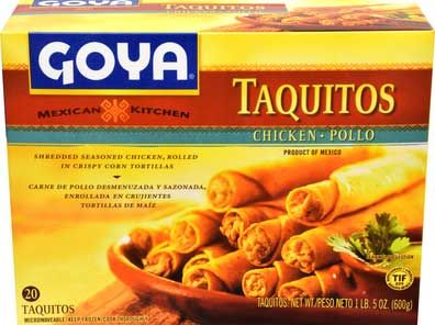 Goya Chicken Taquitos, 21.164 Ounce -- 12 Per Case