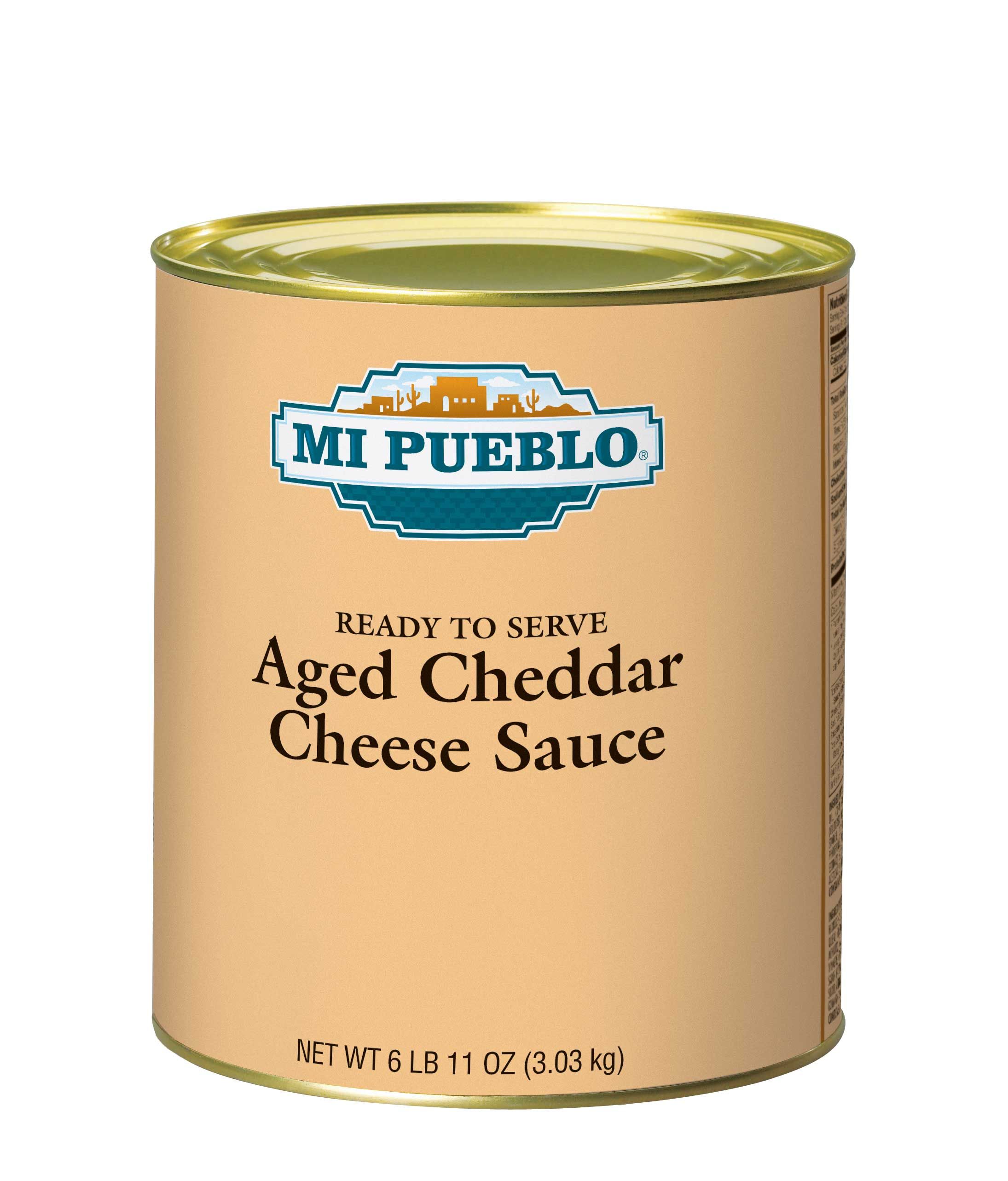Mi Pueblo Aged Cheddar Cheese Sauce, No. 10 Can -- 6 Per Case
