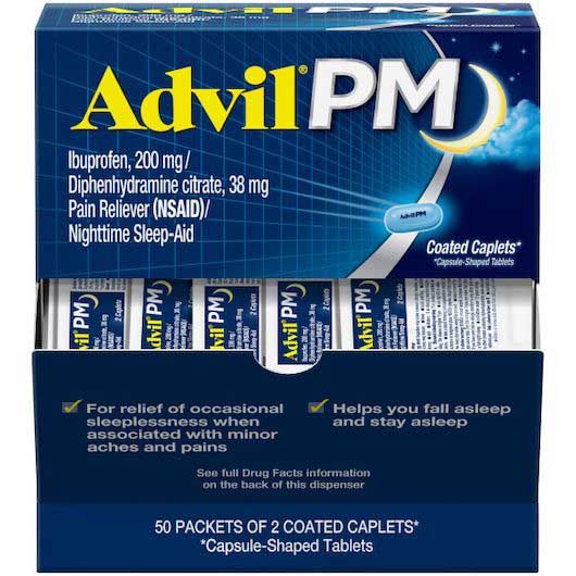 Advil Ibuprofen 200 Mg Tablet, 50 Count -- 24 Per Case