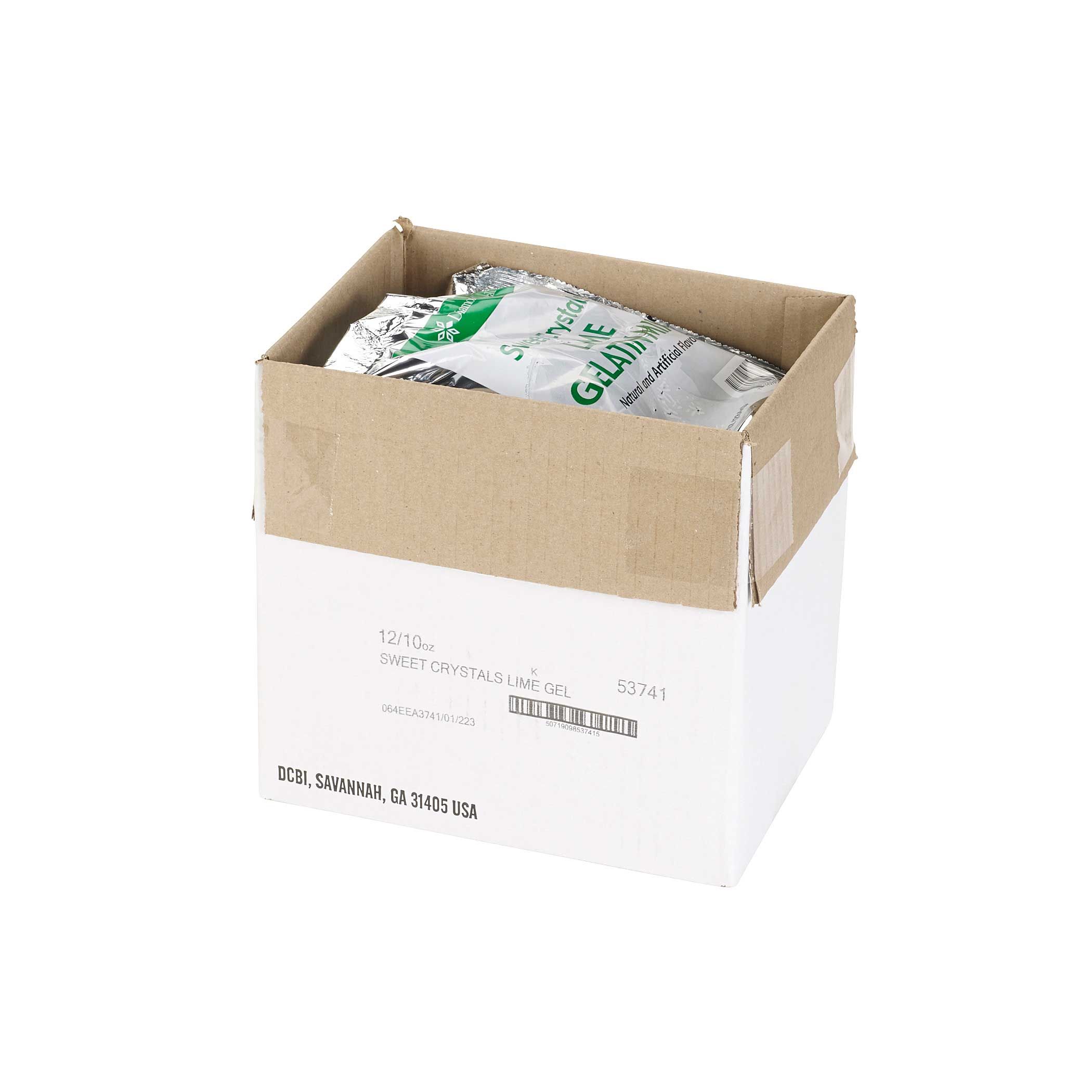 Sweet Crystals Lime Gelatin Mix, 10 Ounce -- 12 Per Case