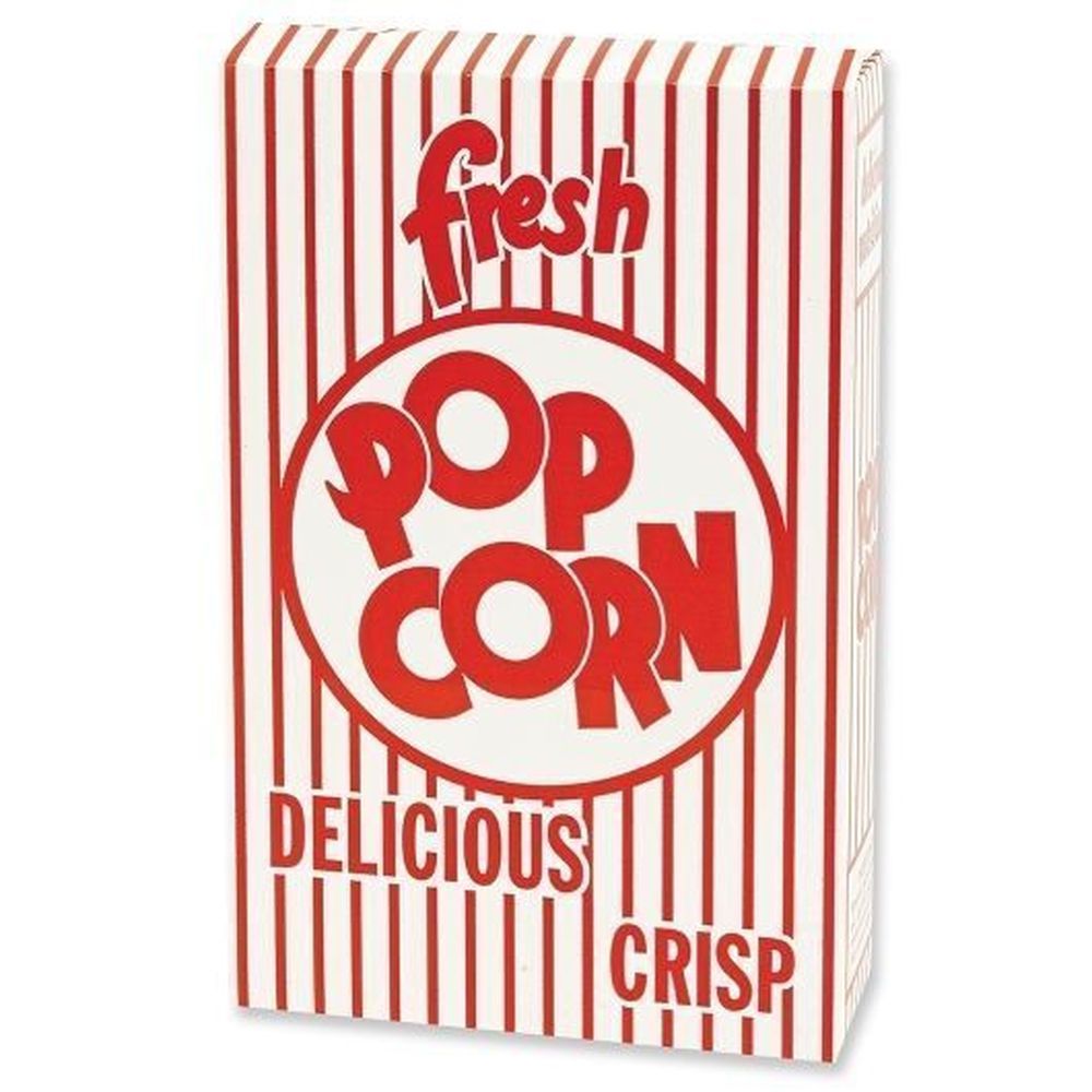 Great Western Popcorn Box, 2.3 Ounce Capacity -- 250 Per Case