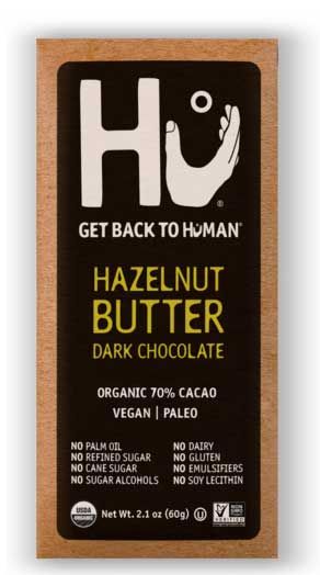 Hu Dark Chocolate Hazelnut Butter Bar, 2.1 Ounce -- 24 Per Case