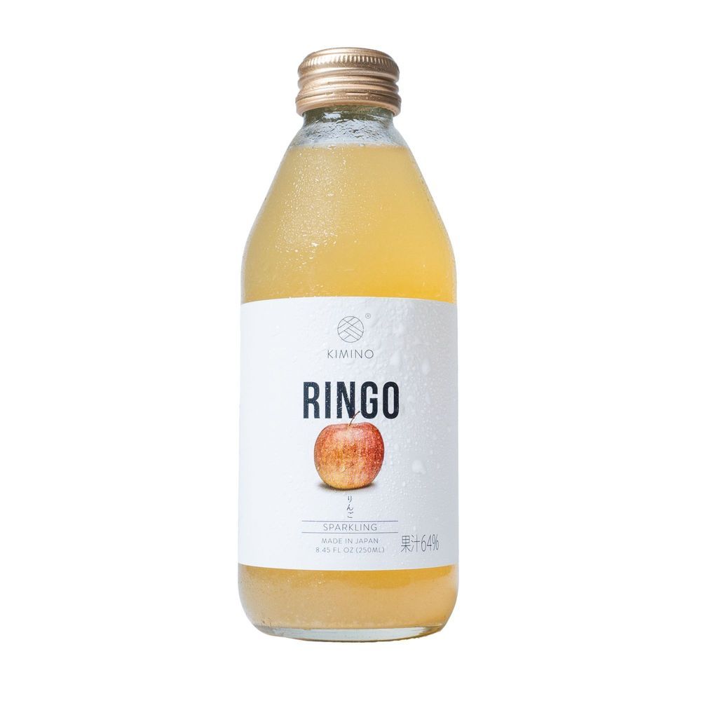 Kimino Ringo Sparkling Juice, 8.45 Ounce -- 12 Per Case