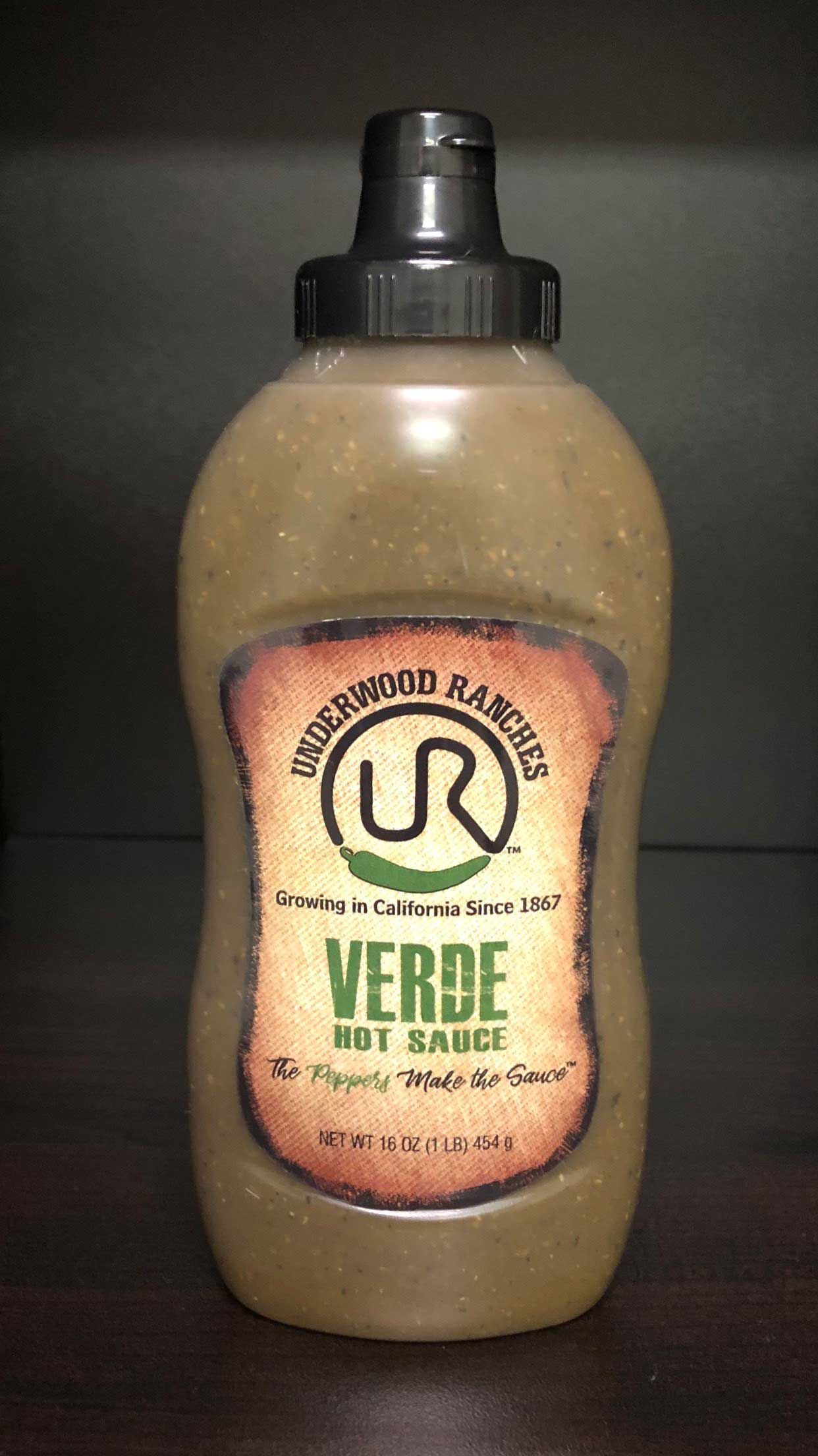 Underwood Ranches Verde Hot Sauce, 16 Ounce -- 12 Per Case