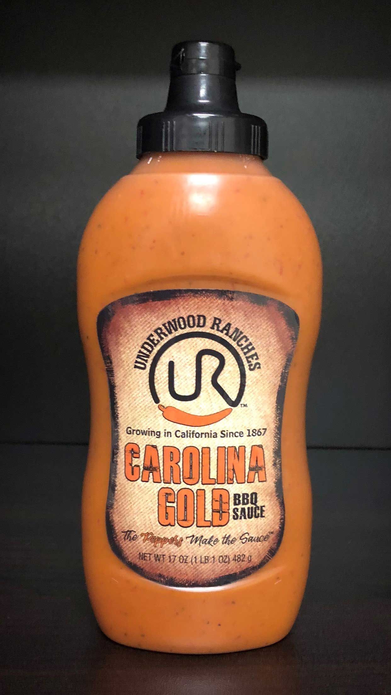 Underwood Ranches Carolina Gold Bbq Sauce, 17 Ounces -- 12 Per Case