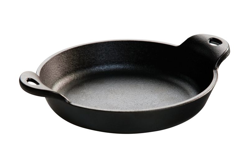 Lodge Heat Treated Cast Iron Round Mini Server -- 6 Per Case