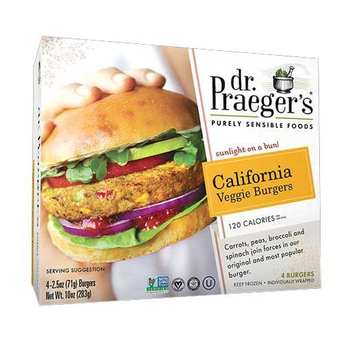 Dr. Praeger's California Veggie Burger, 10 Ounce -- 6 Per Case