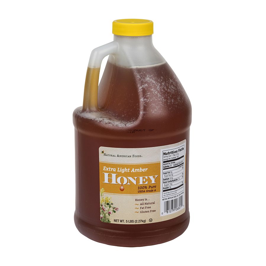 Sweet Harvest Foods Clover Honey, 5 Pound -- 6 Per Case