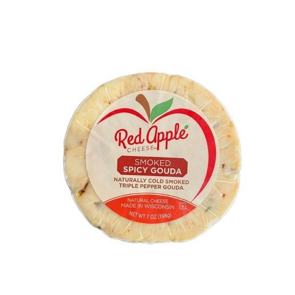 Red Apple Smoked Spicy Gouda Cheese Shred, 7 Ounce -- 12 Per Case