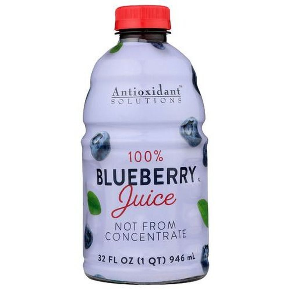 Antioxidant Solutions Blueberry Juice, 32 Fluid Ounce -- 6 Per Case