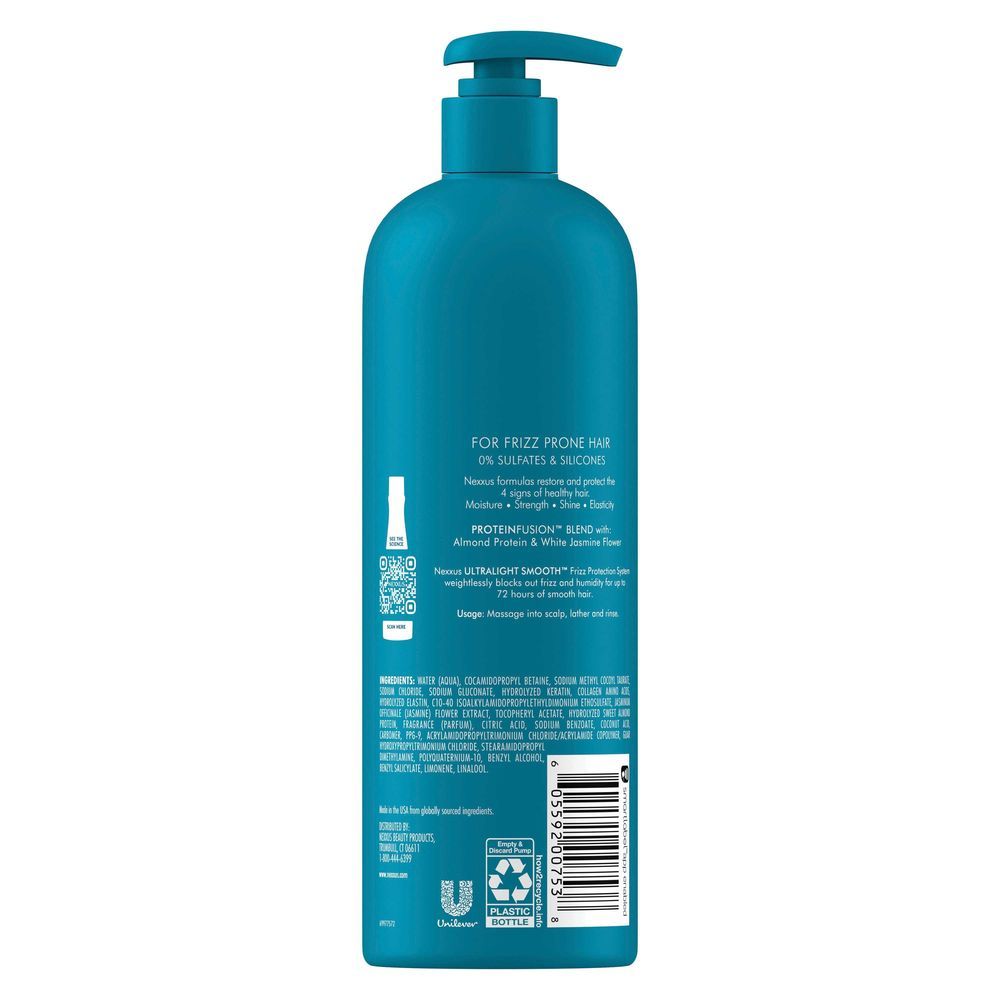 Nexxus Ultralight Smooth Weightless Shampoo, 16.5 Fluid Ounce -- 4 Per Case