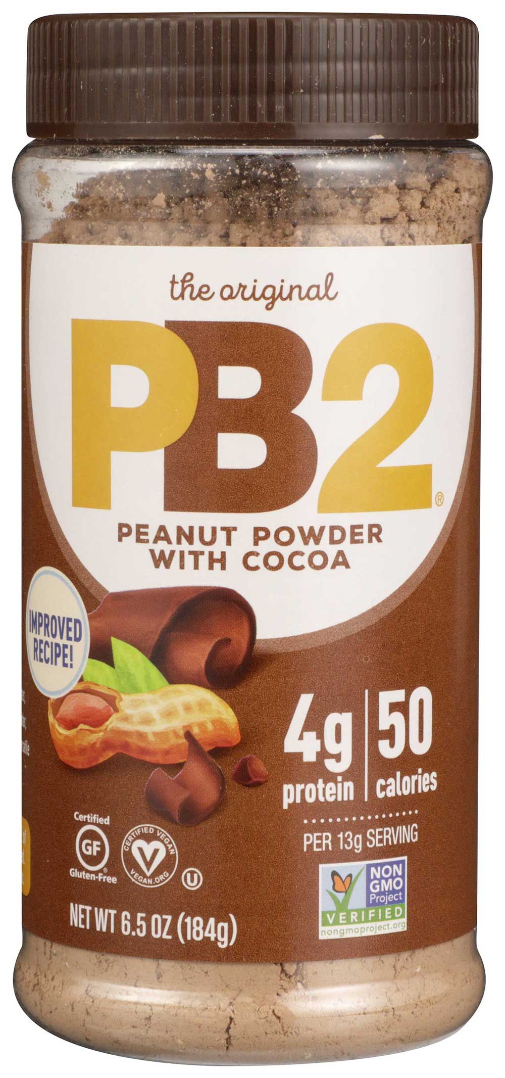 Pb2 Foods Peanut Powder With Cocoa, 6.5 Ounce -- 6 Per Case