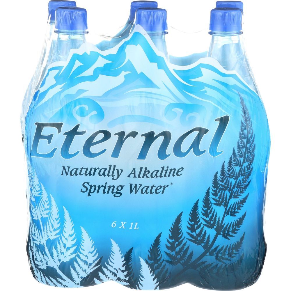 Eternal Naturally Alkaline Spring Water, 202.8 Fluid Ounce -- 2 Per Case