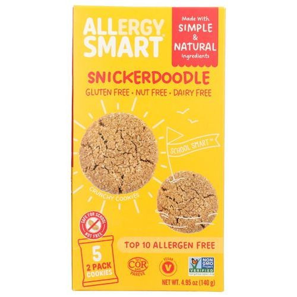 Allergy Smart Snickerdoodle Cookies, 4.95 Ounce -- 6 Per Case